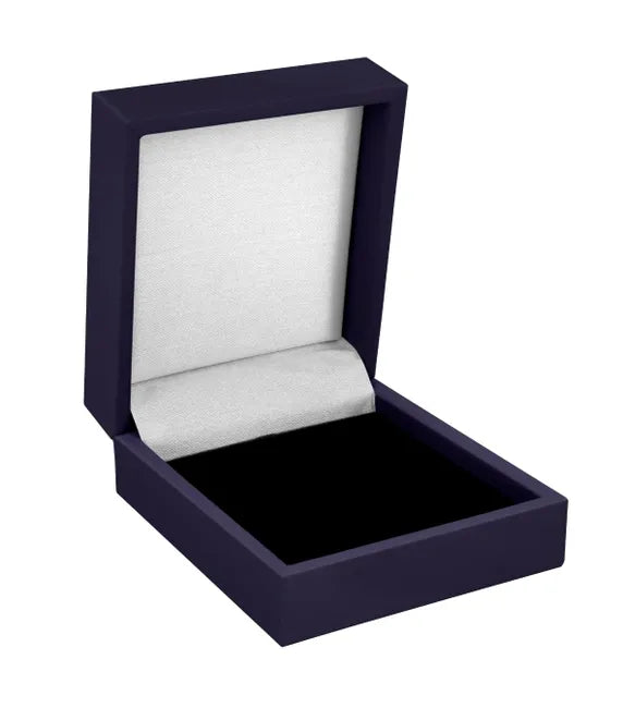 Medium Dark Blue Satin Medal Box 