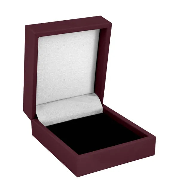 Medium Dark Red Satin Medal Box