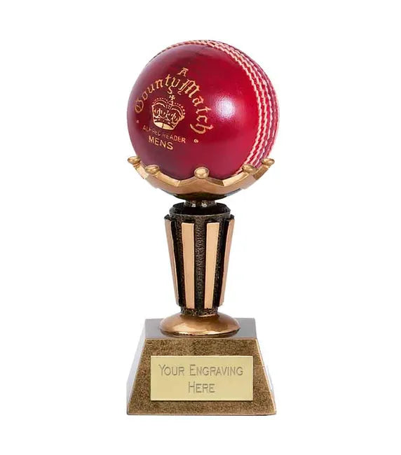 A1005 - Ball Display Cricket Trophy (9.5cm)