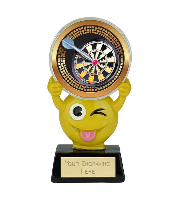 Novelty Emoji Darts Trophy