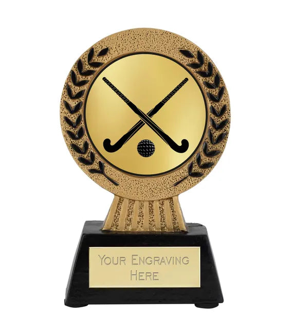 Gold Laurel Hero Hockey Sticks Generic Award