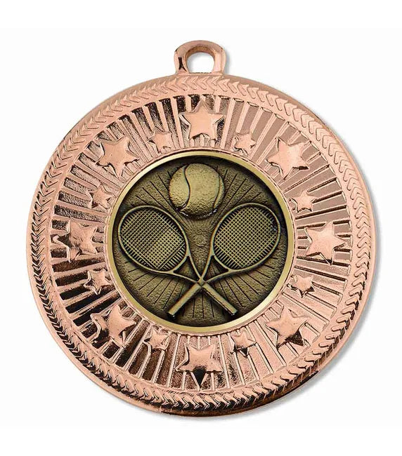 AM1169.26-V275A - Bronze VF Star Tennis Racquets & Ball Medal (50mm)