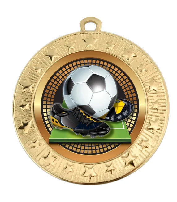 AM1700.01-V076B - VF Star Football Generic Medal 70mm