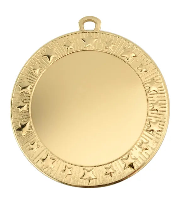 AM1700.01 - Gold Starburst Medal 70mm