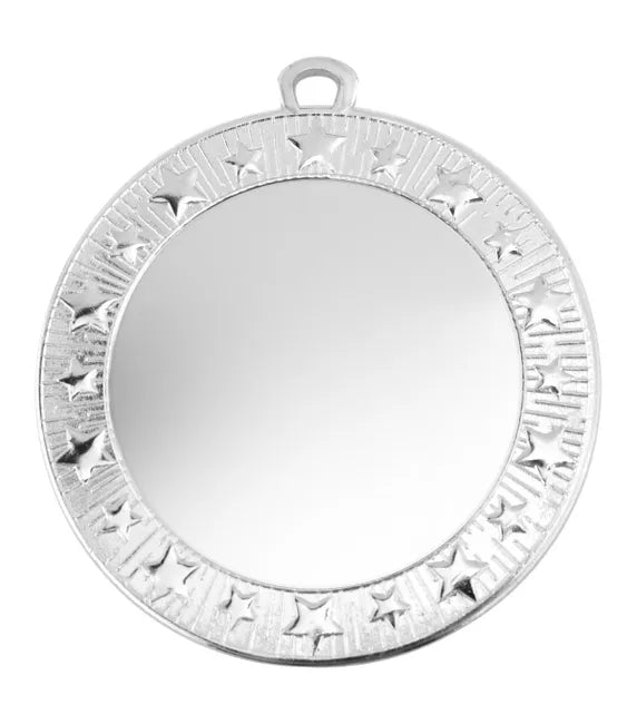 AM1700.02 - Silver Starburst Medal 70mm