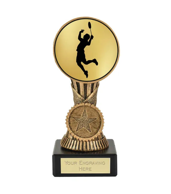 FT187M-D65B - Badminton Male Orb Centre Holder Award (13cm)