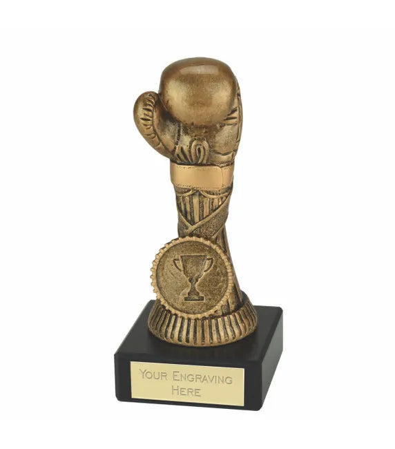 FT192M - Orb Boxing Award on a Marble Base (13cm)