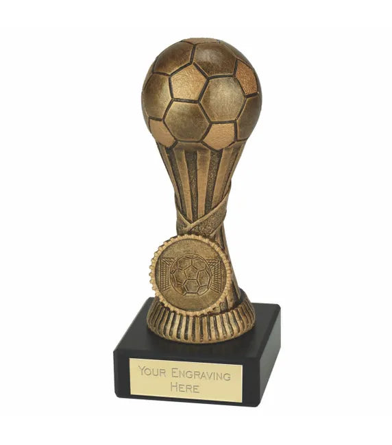 Orb Football Award on a Marble Base