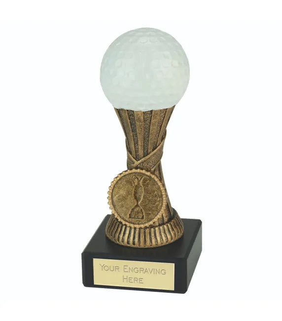 Orb Golf Ball Award on a Marble Base