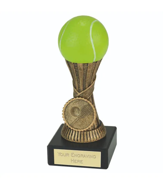 FT207M - Orb Tennis Award on a Marble Base (13cm)