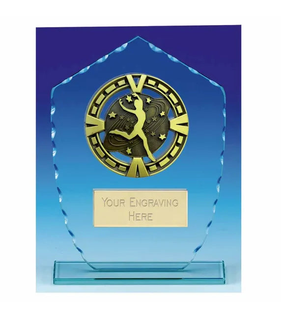 KB020CD - Varsity Glass Dance Trophy (20cm)