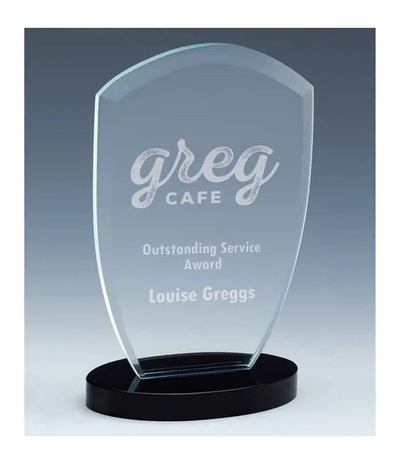 KJ018 - Oval Arch Glass Award 