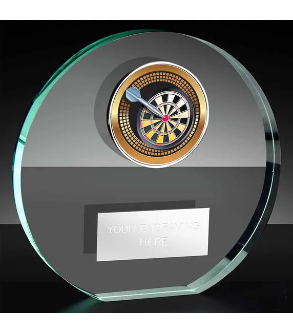 KK225AS-V014B - Poppy Trim Darts Glass Award (3 Sizes)