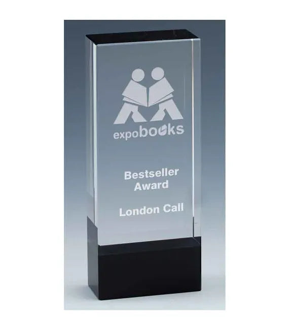 KM085B - Energy Crystal Glass Award (15cm)