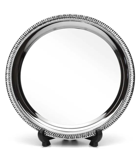 T080 - Heavy gauge nickel plated salver (4 Sizes)