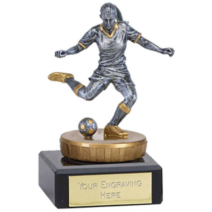 137A.FX116 - Classic Flex Female Football Trophy (10cm)