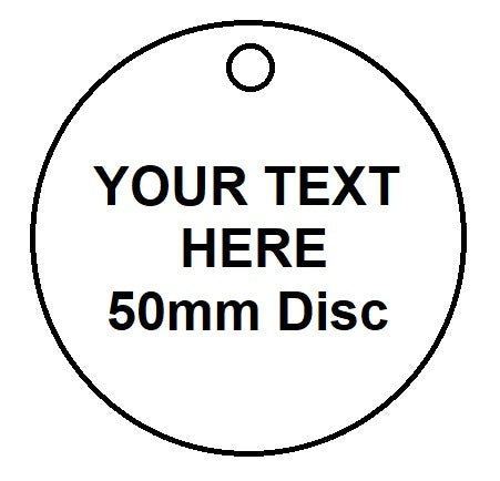 TRAFF/50DISC - Traffolyte Label 50mm Disc