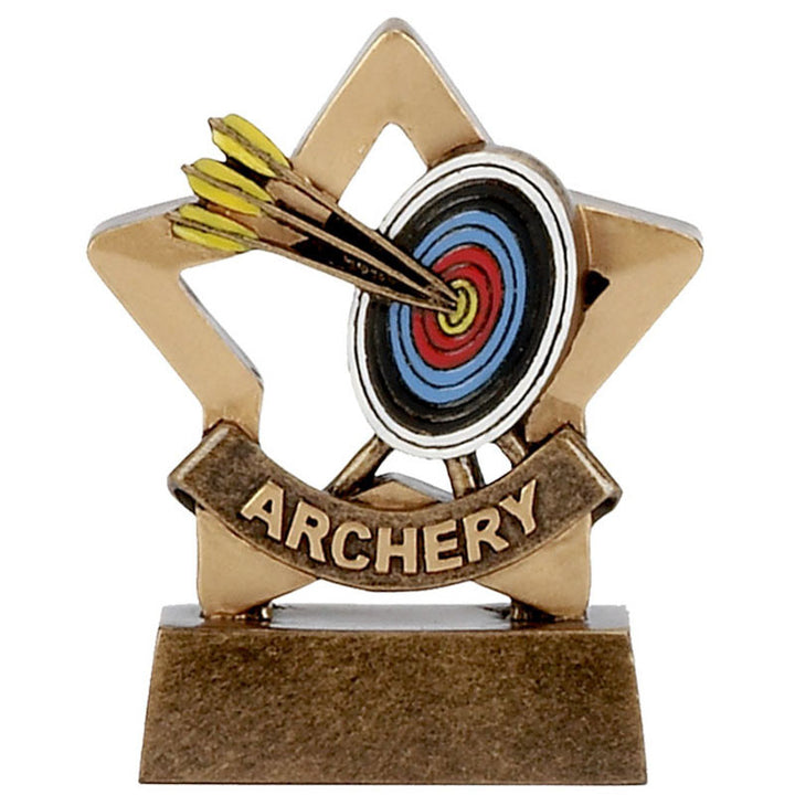 A1106 - Mini Star Archery Trophy (8cm)