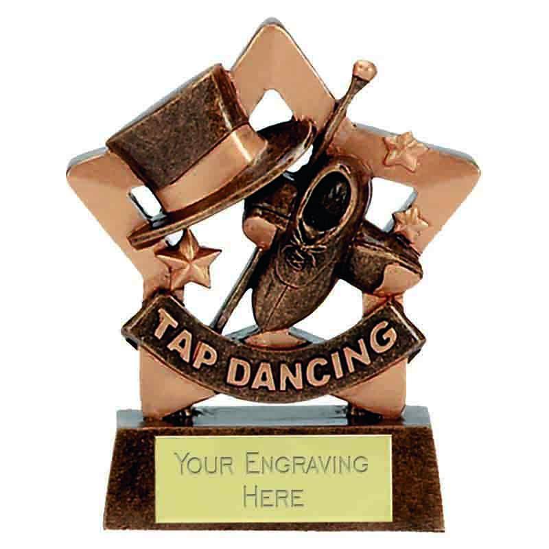 A1124 - Tap Dancing Mini Star Dance Trophy 