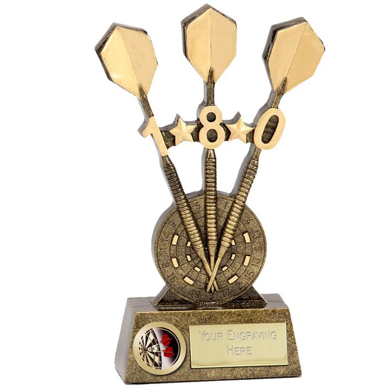 A1259B - Pinnacle 180 Darts Trophy (18.5cm)