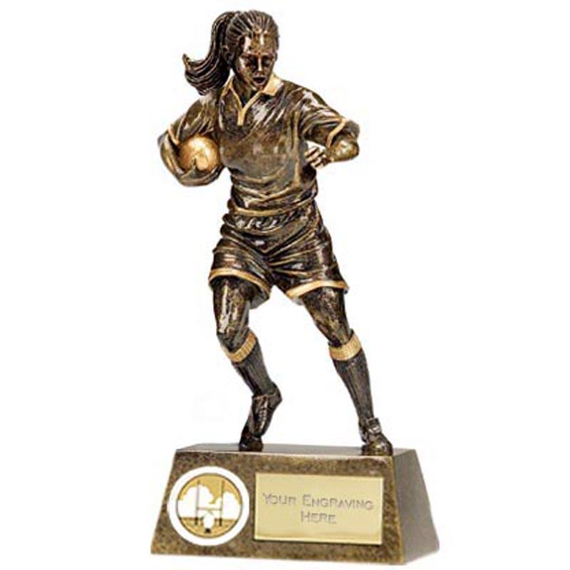 A1328 - Pinnacle Female Rugby Trophy (3 Sizes)