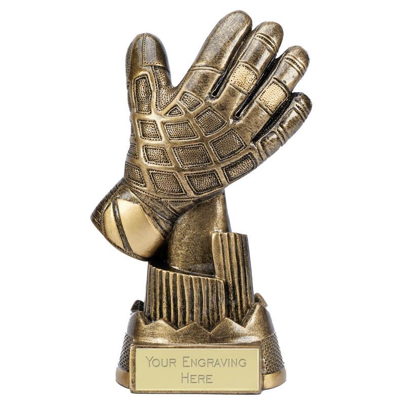 A4054 - Goalie Glove Football Trophy