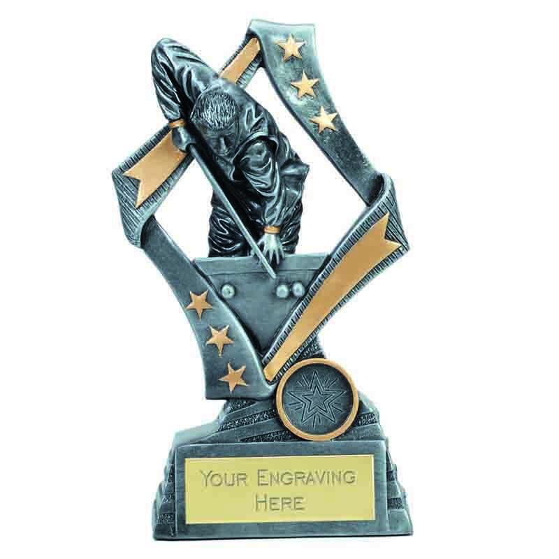 A4086 - Flag Snooker Trophy (3 Sizes)