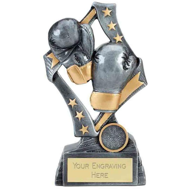 A4097- Flag Boxing Trophy (3 Sizes)