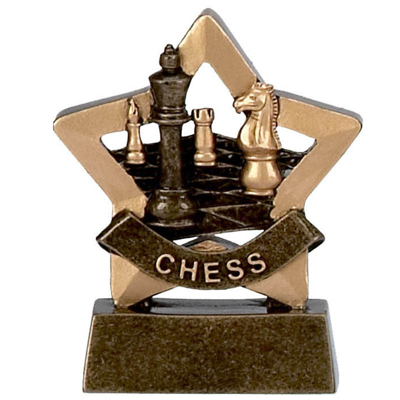 A952 - Mini Star Chess Trophy (8cm)