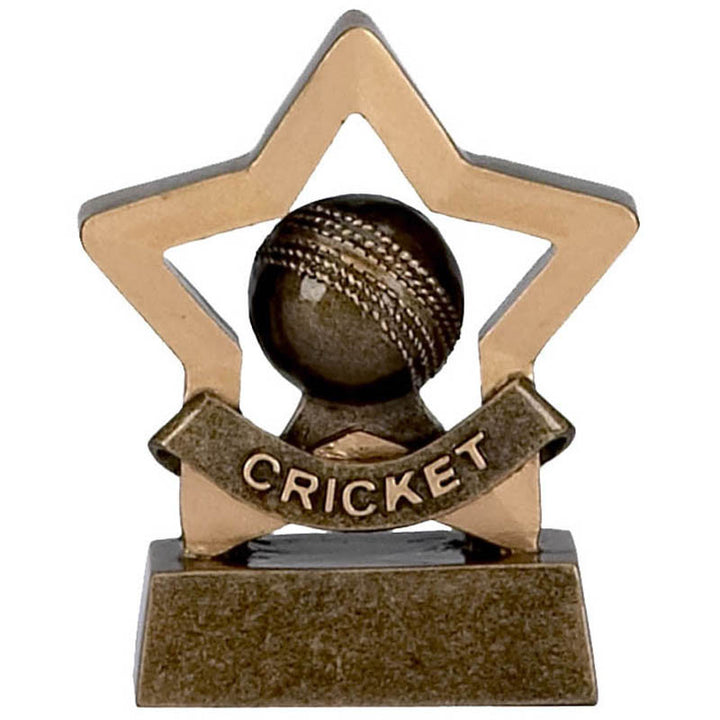 A969 - Mini Star Cricket Trophy (8cm)