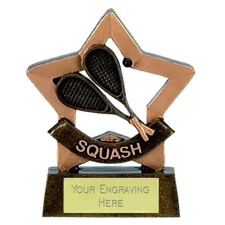 A970 -  Mini Star Squash Trophy (8cm)