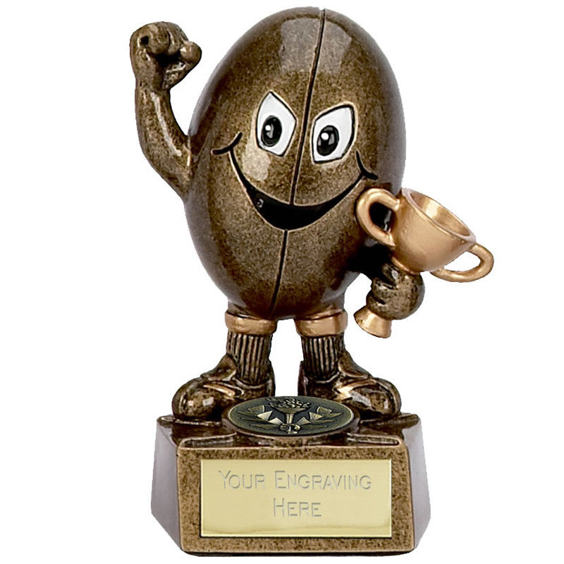 A997 - Rugby Man Rugby Trophy (10cm)