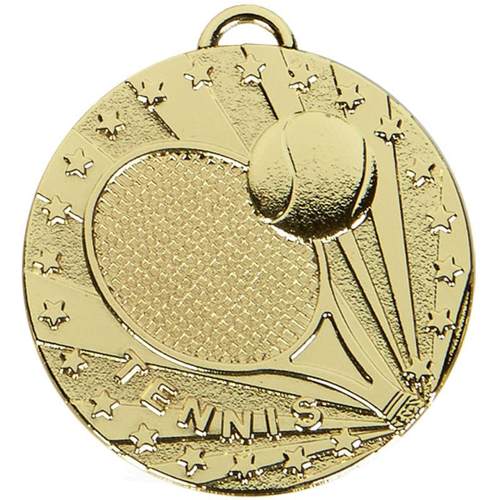 ONLINE TENNIS MEDAL STORE Gold Target Tennis Medal 