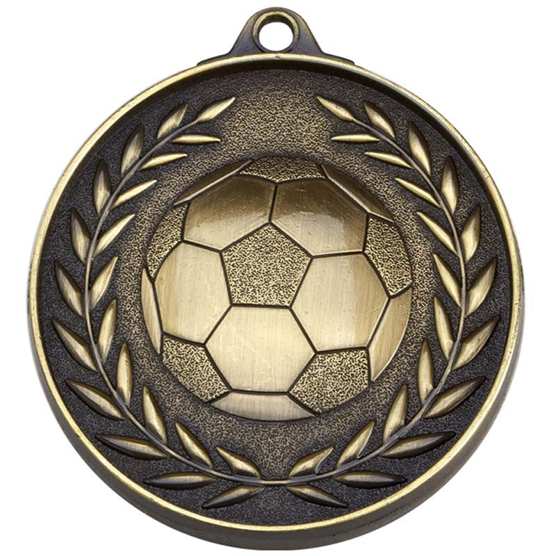 Gold Football Eternity Medal - Online Medal Store
