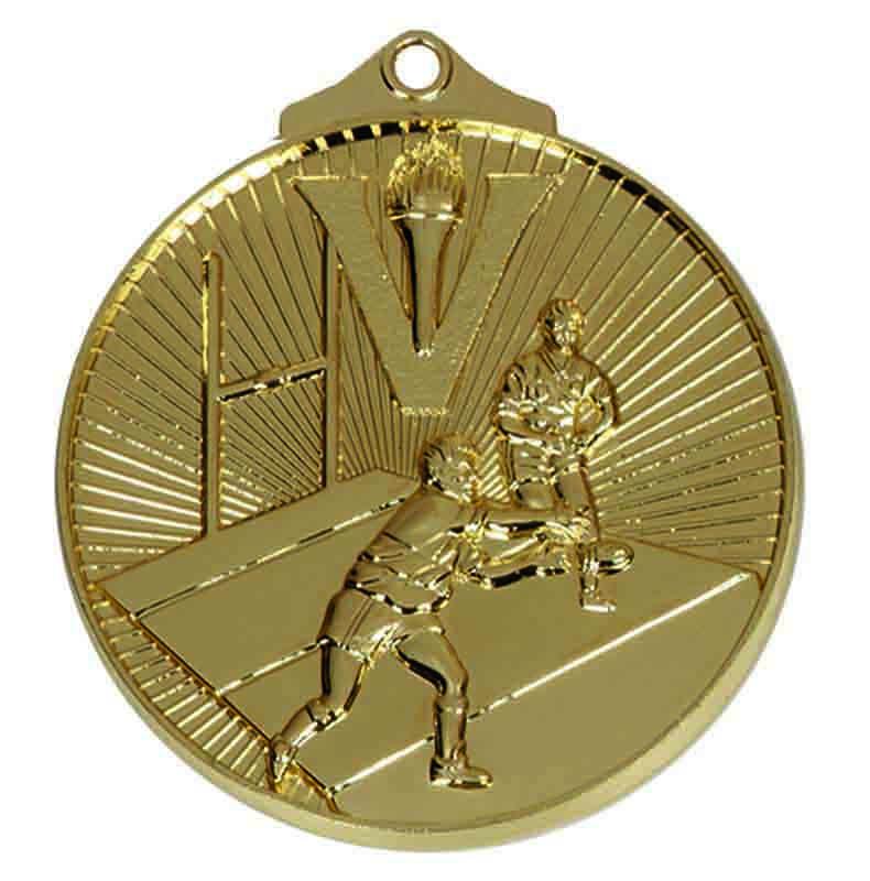 Gold Victory Rugby Medal