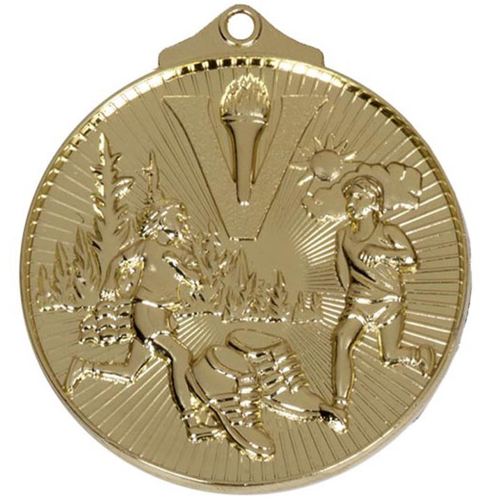 Gold Horizon Cross Country Running Medal