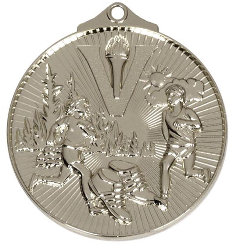 CROSS COUNTRY RUNNING MEDAL STORE Silver Horizon Cross Country Running Medal 
