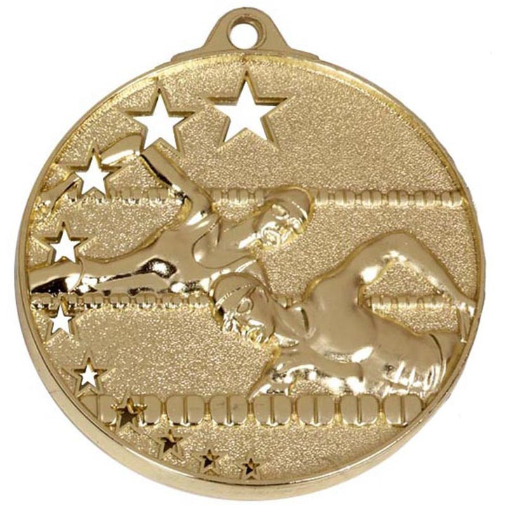 Gold San Francisco Swimming Medal 
