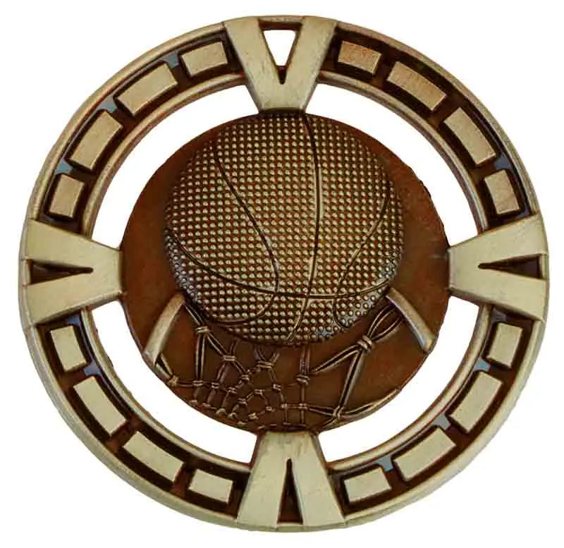 Gold Varsity Basketball Medal
