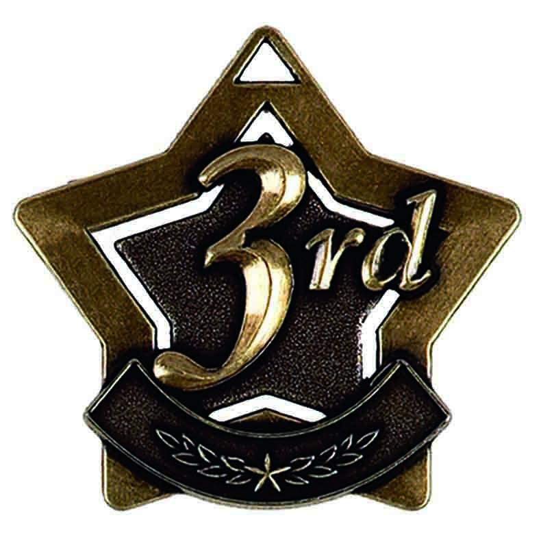 AM713 - Mini Star Bronze 3rd Medal