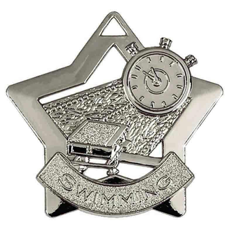 Silver Mini Star Swimming Medal