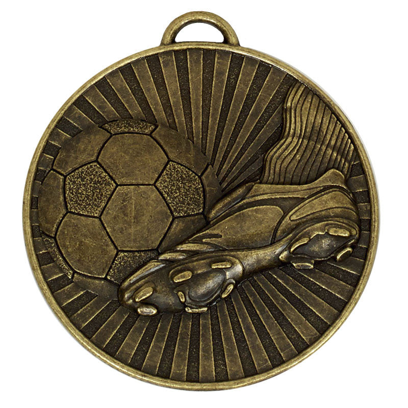 CHEAP FOOTBALL MEDALS - Gold, silver & bronze medals