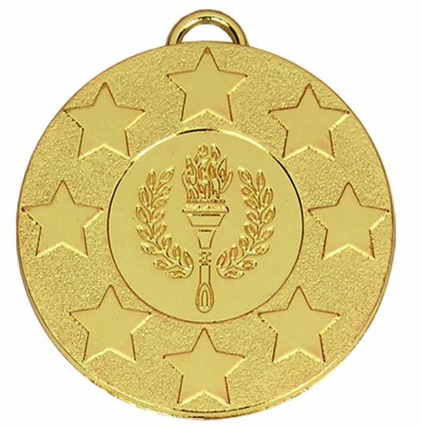 Gold Target Star Medal