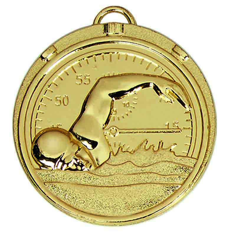 Gold Target Swimming Medal