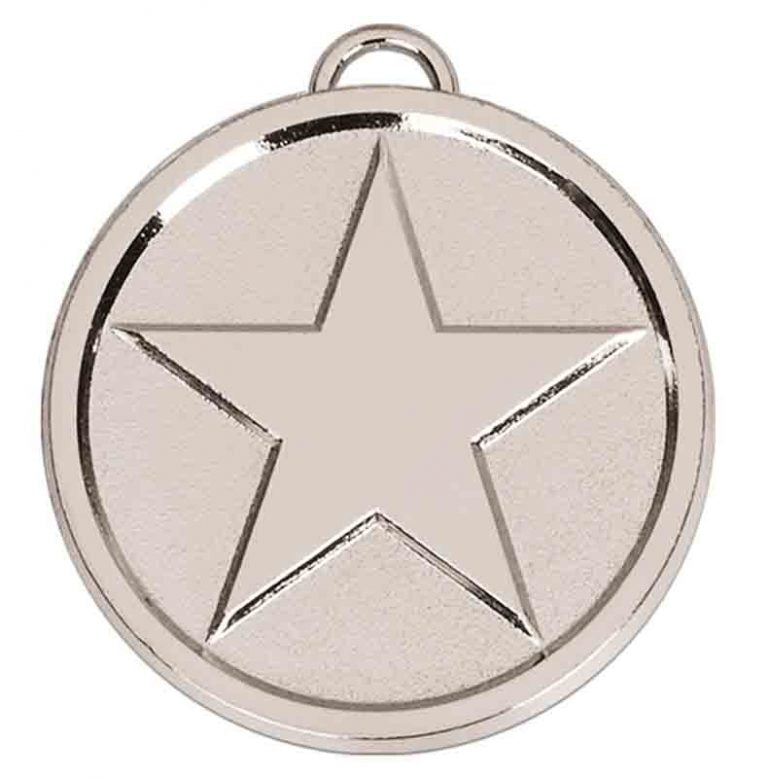 Silver Star Bright Medal