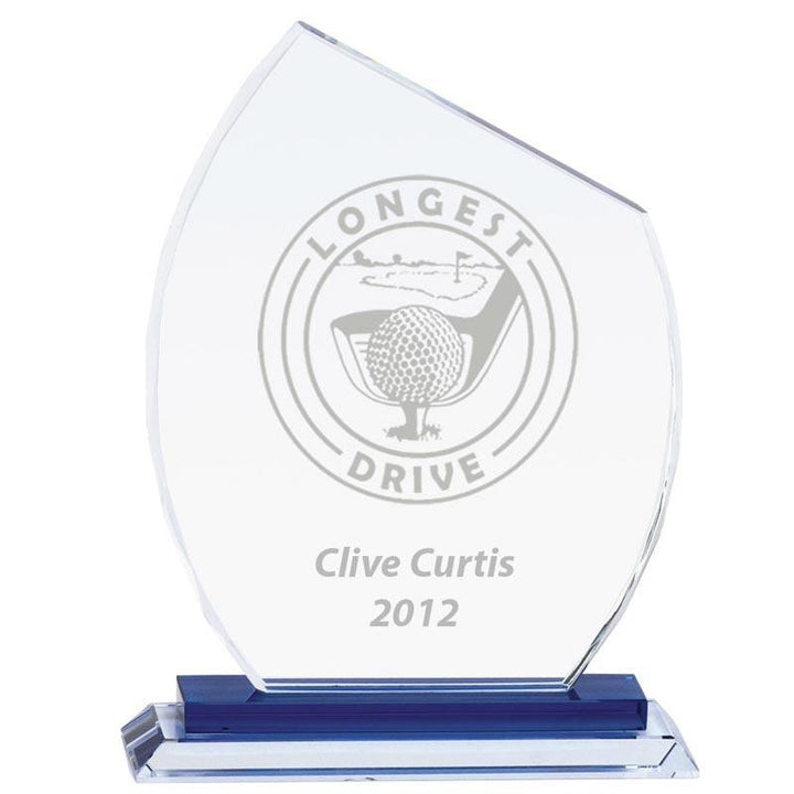 Carnival Engraved Glass Award