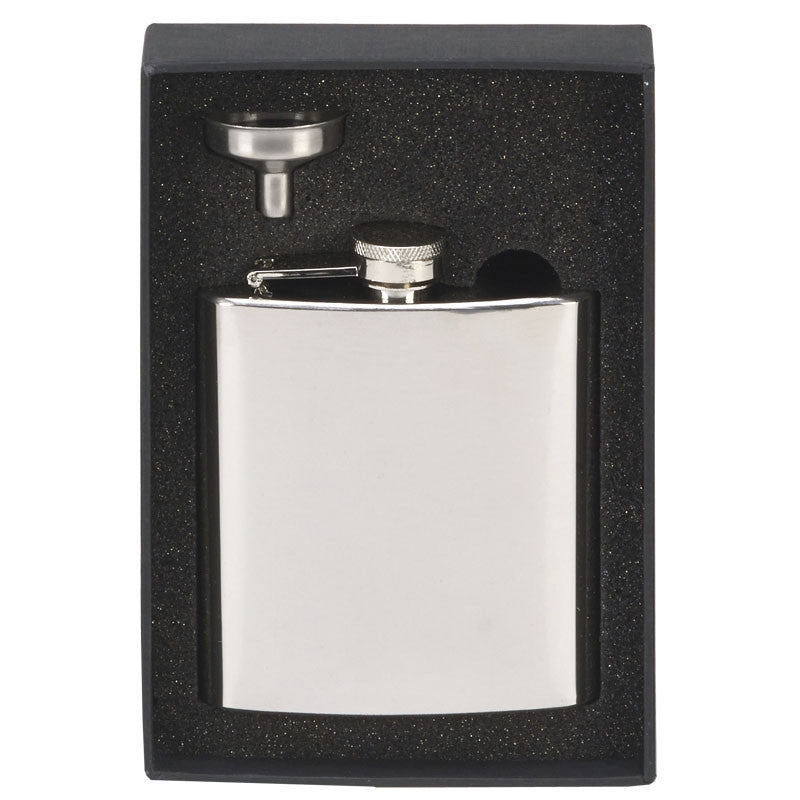6oz Stainless Steel Hip Flask 