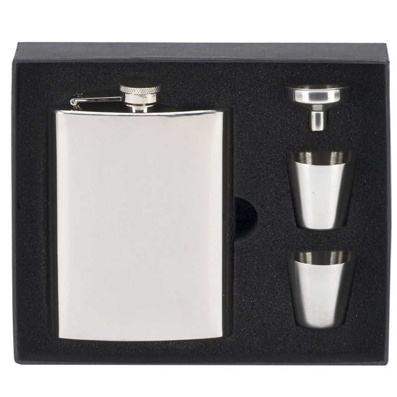8oz Stainless Steel Hip Flask 
