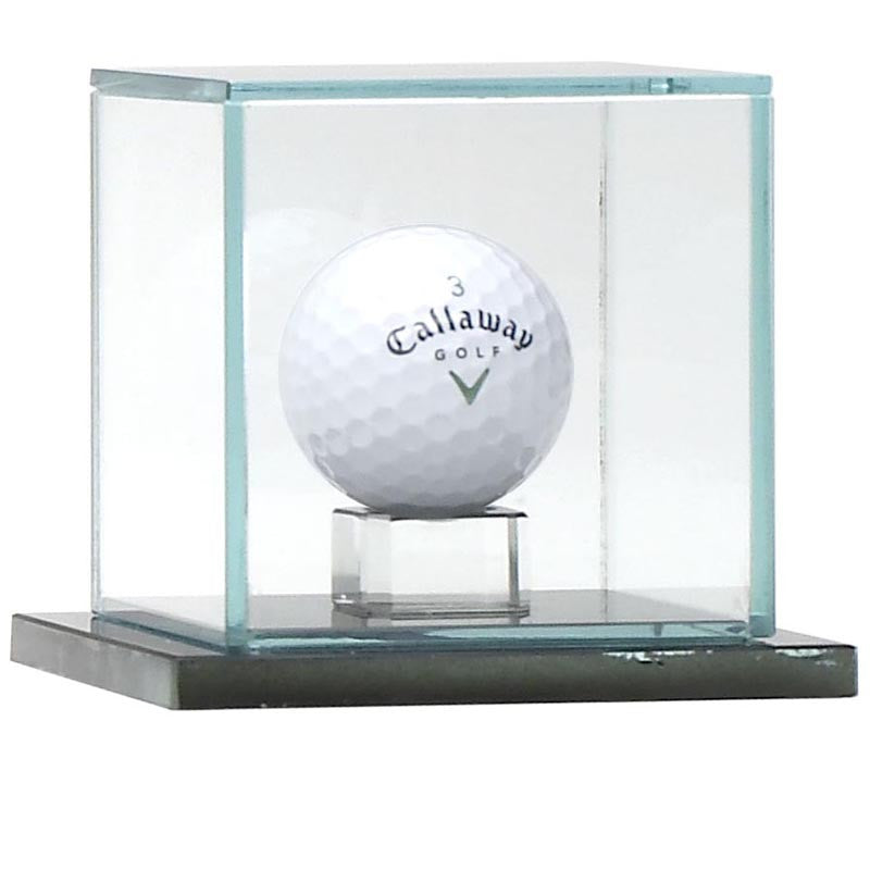 Calibre Ball Capsule Glass Golf Trophy 