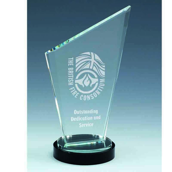 KJ019 - Stage Ridge Jade Glass Award